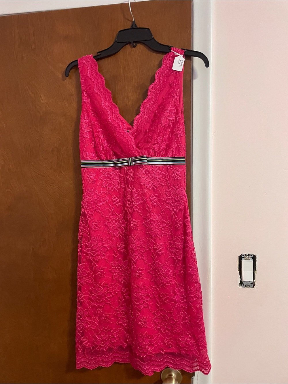 Lace midi dress